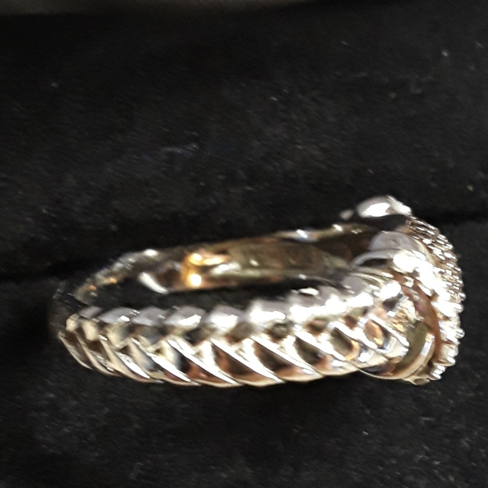Chocolate and White Diamond ring - Picture 2 of 6